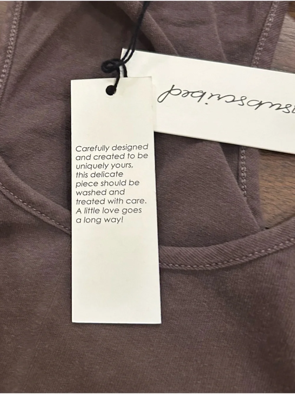 Unsubscribed Tank Top Size Large Cotton NEW With Tags